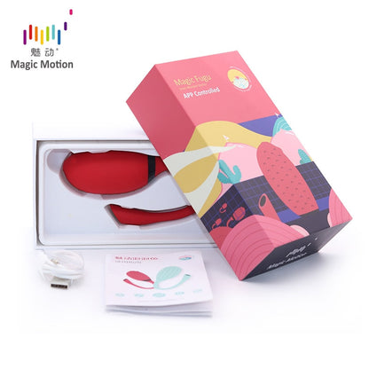 Magic Motion Smart Sex Toy รีโมทควบคุมเครื่องสั่น G-spot คลิตอริส Fugu APP Vibrating Ball Flamingo เครื่องนวดช่องคลอดสำหรับผู้หญิง