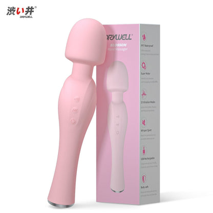 DRYWELL เครื่องสั่น AV สำหรับผู้หญิง ไม้กายสิทธิ์มหัศจรรย์อันทรงพลัง ของเล่นทางเพศสำหรับผู้หญิง เครื่องกระตุ้นคลิทอริสสำหรับผู้ใหญ่ 18+