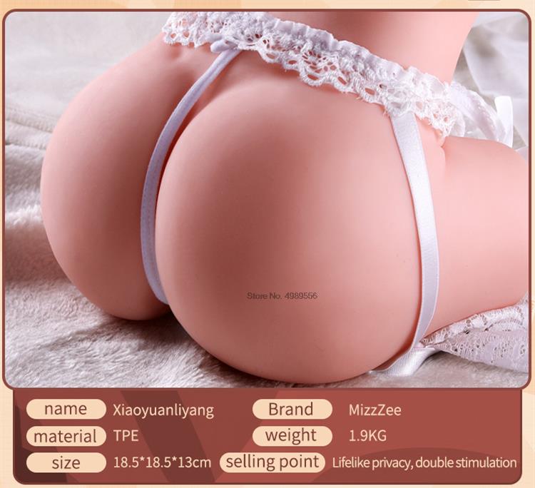 Half Ass Sex Silicone Doll Cup Ass for Man Artificial Vagina Real Pussy Male Masturbator Sex Shop Sex Toys for Men