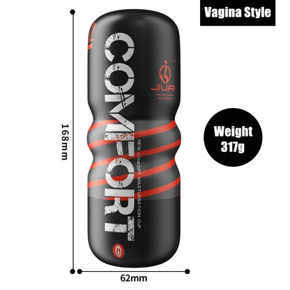 Male Masturbator Cup สำหรับชายอวัยวะเพศชายนวดอมควยเครื่องจริงช่องคลอดปาก Anal สูญญากาศพ็อกเก็ตหี Masturbation ถ้วยเซ็กซ์ทอย
