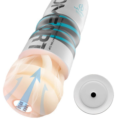 Male Masturbator Cup สำหรับชายอวัยวะเพศชายนวดอมควยเครื่องจริงช่องคลอดปาก Anal สูญญากาศพ็อกเก็ตหี Masturbation ถ้วยเซ็กซ์ทอย