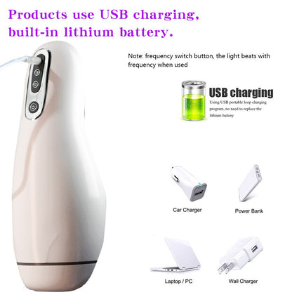 Automatic Male Masturbator Sucking Cup Realistic Vacuum Vagina Adult Toy for Men Sucker Vibrator Oral Sex