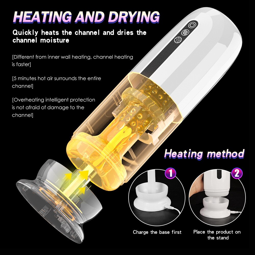 Automatic Male Masturbator Cup Suction Realistic Silicone Vagina Men's Glans Masturbating Men's Adult Sex Toy