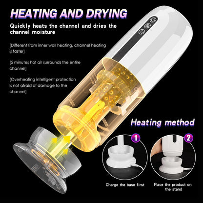 Automatic Male Masturbator Cup Suction Realistic Silicone Vagina Men's Glans Masturbating Men's Adult Sex Toy