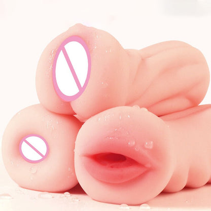 Masturbator สำหรับผู้ชาย เซ็กส์ทอยปากช่องปากประดิษฐ์ ลิ้นนวด Penise ชายสำเร็จความใคร่ เกย์ผู้ใหญ่อุปกรณ์เสริมทางเพศ