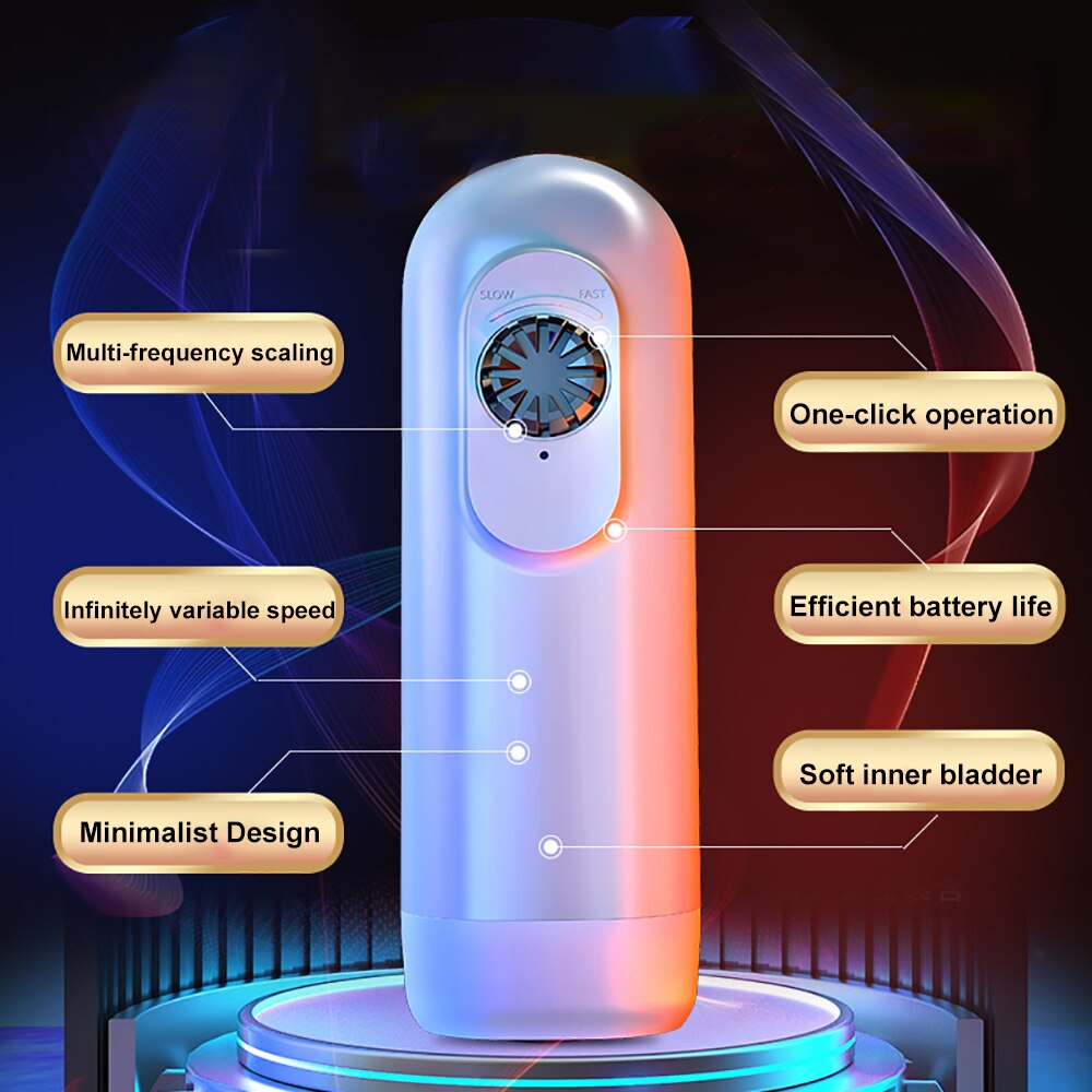 Automatic Male Masturbator Thrusting Telescopic Cup for Male Penis Training Stimulating Texture Soft Vagina Sex Toys for Adults