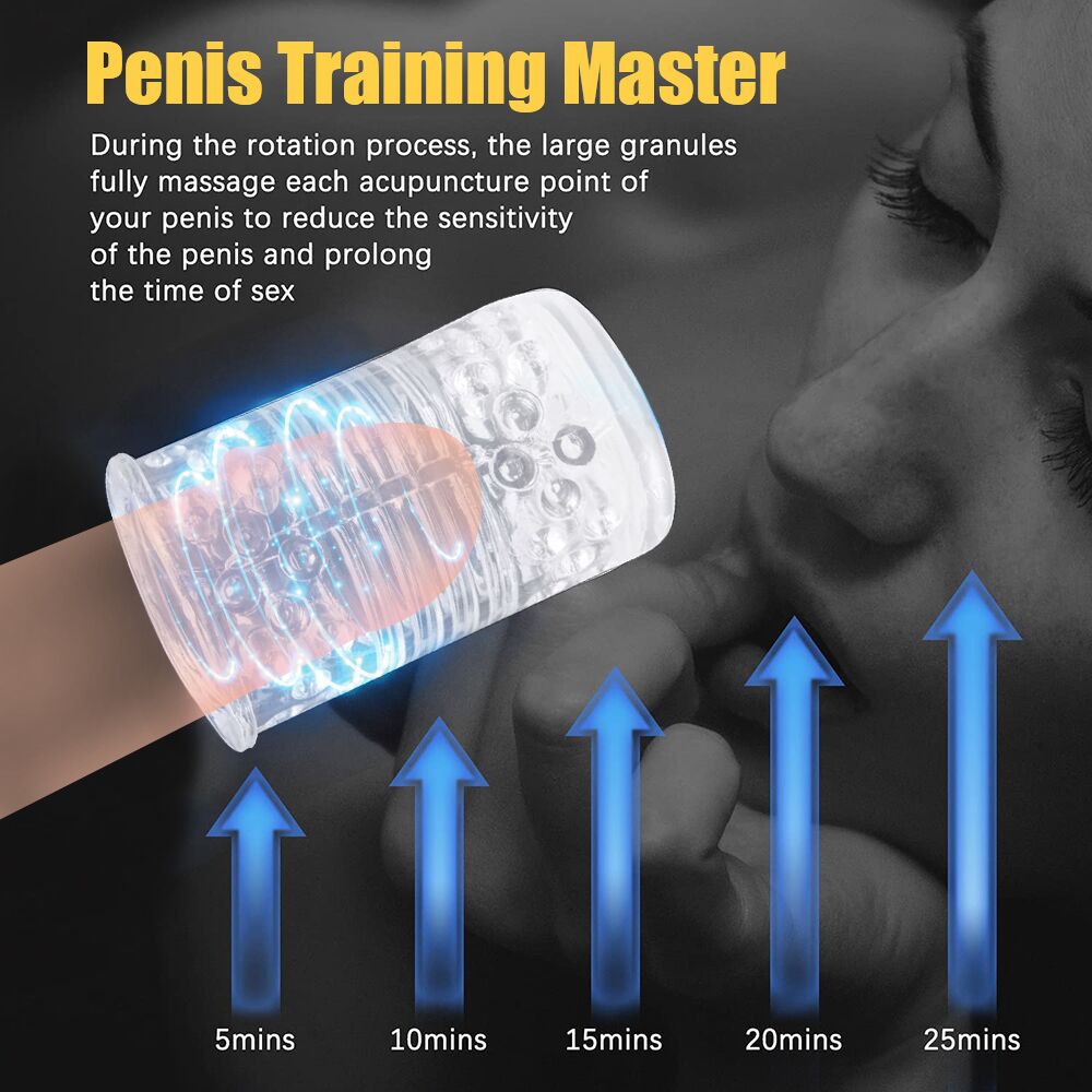 Automatic Male Masturbator Thrusting Telescopic Cup for Male Penis Training Stimulating Texture Soft Vagina Sex Toys for Adults