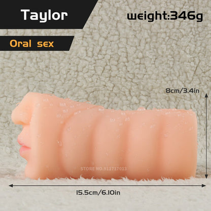 กระเป๋าจริงหีช่องคลอดประดิษฐ์ชาย Masturbators ถ้วยนุ่มลึกสมจริง Anal ซิลิโคน Sextoys Sex Toys