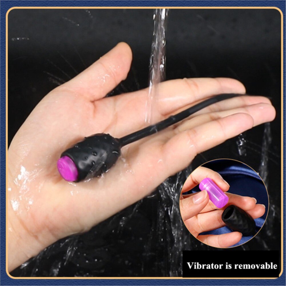 Masturbators ไข่สำหรับชาย Urethral เสียง Vibrators Masturbation ชายเครื่องมือ Catheter Urethra Dilator ม้า Sticks ของเล่น