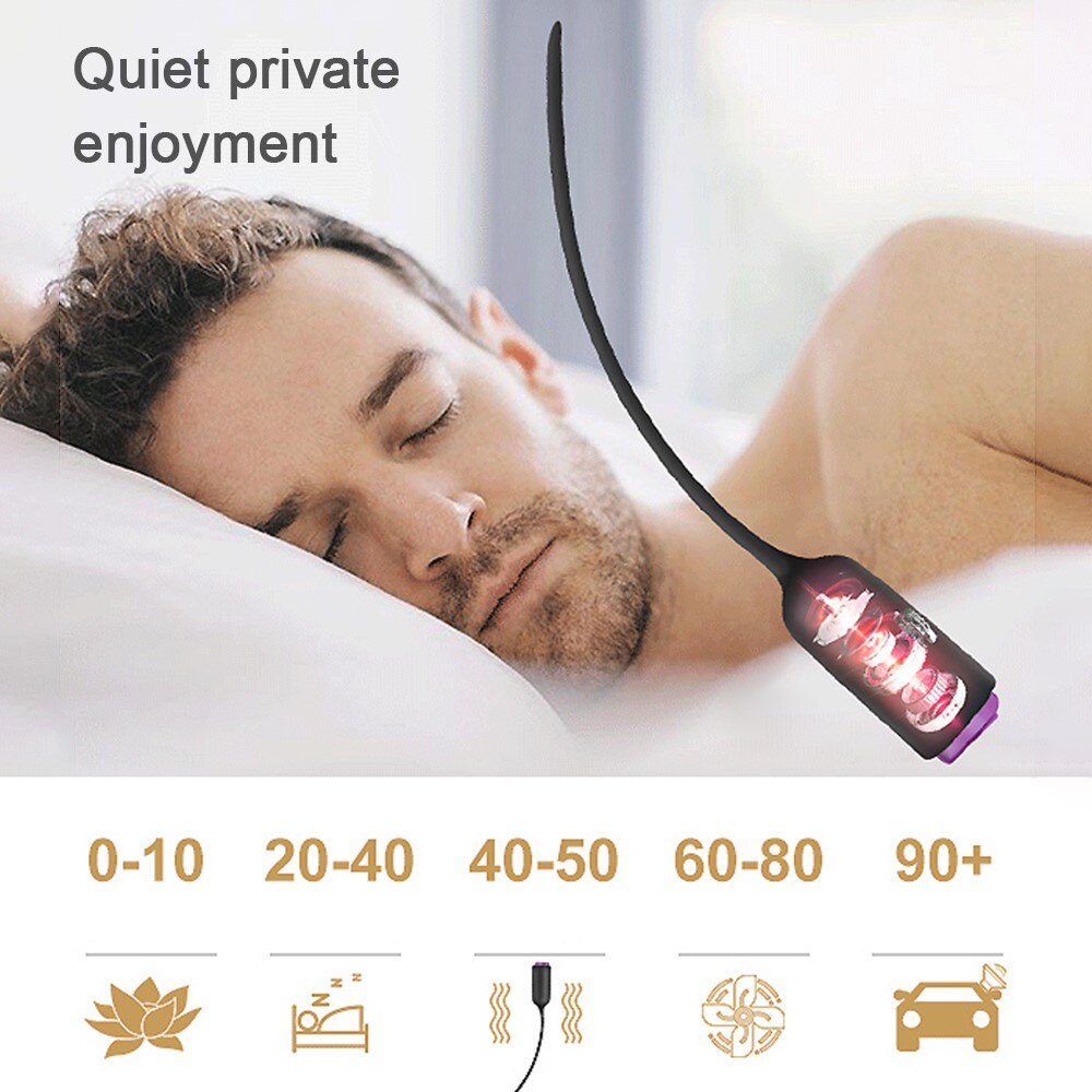 Masturbators ไข่สำหรับชาย Urethral เสียง Vibrators Masturbation ชายเครื่องมือ Catheter Urethra Dilator ม้า Sticks ของเล่น