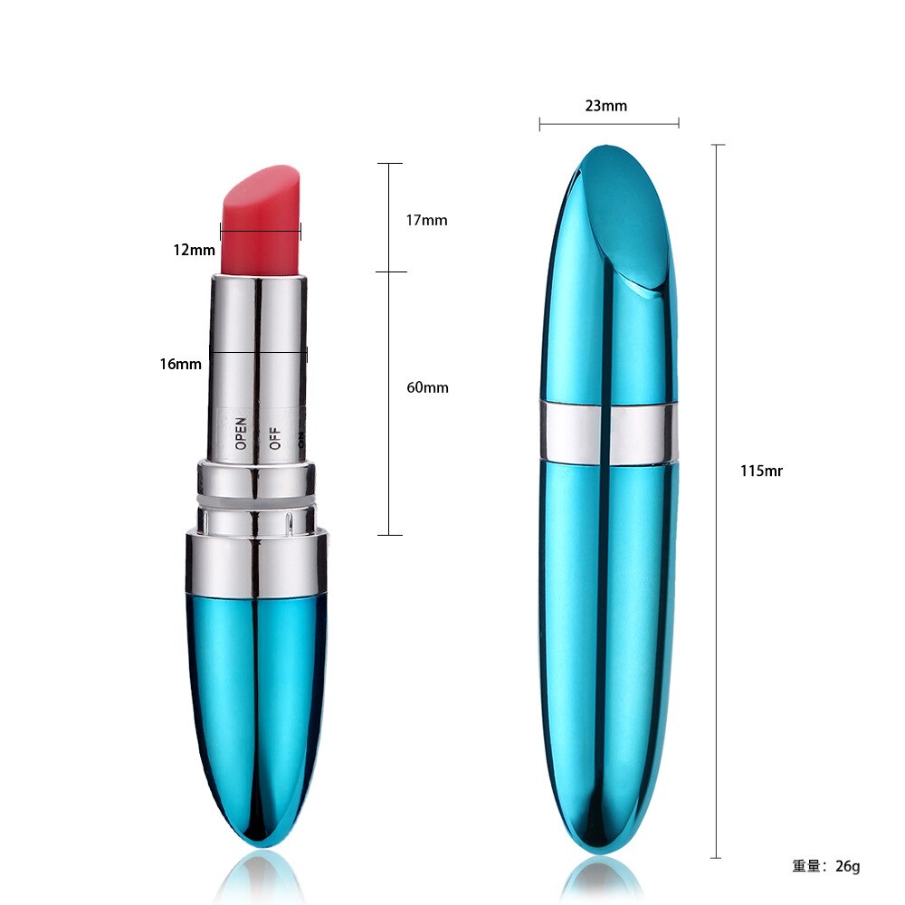 Mini Bullet Vibrator Massager ลิปสติก Dildo Vibrator กระตุ้น Clitoris Masturbator ผลิตภัณฑ์ทางเพศ Sex Toys สำหรับผู้หญิง