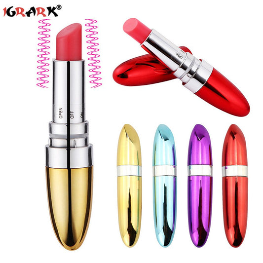 Mini Bullet Vibrator Massager ลิปสติก Dildo Vibrator กระตุ้น Clitoris Masturbator ผลิตภัณฑ์ทางเพศ Sex Toys สำหรับผู้หญิง
