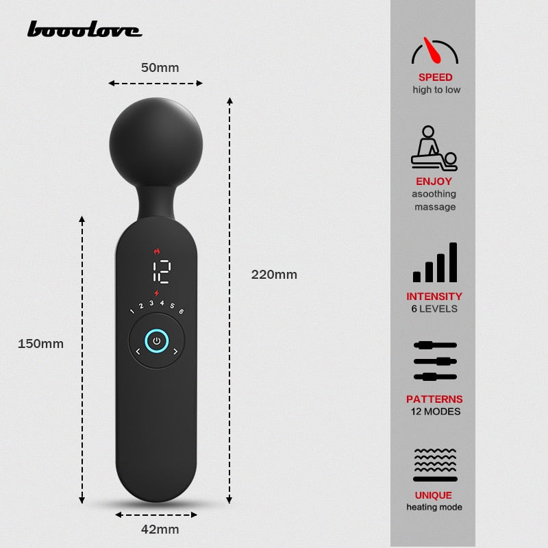 AV เครื่องสั่นไร้สายแบบชาร์จ USB นวด สินค้า ดิลโด้ เมจิกแวนสำหรับผู้หญิง ตัวกระตุ้นคลิตอริส ของเล่นทางเพศสำหรับผู้ใหญ่ 18+