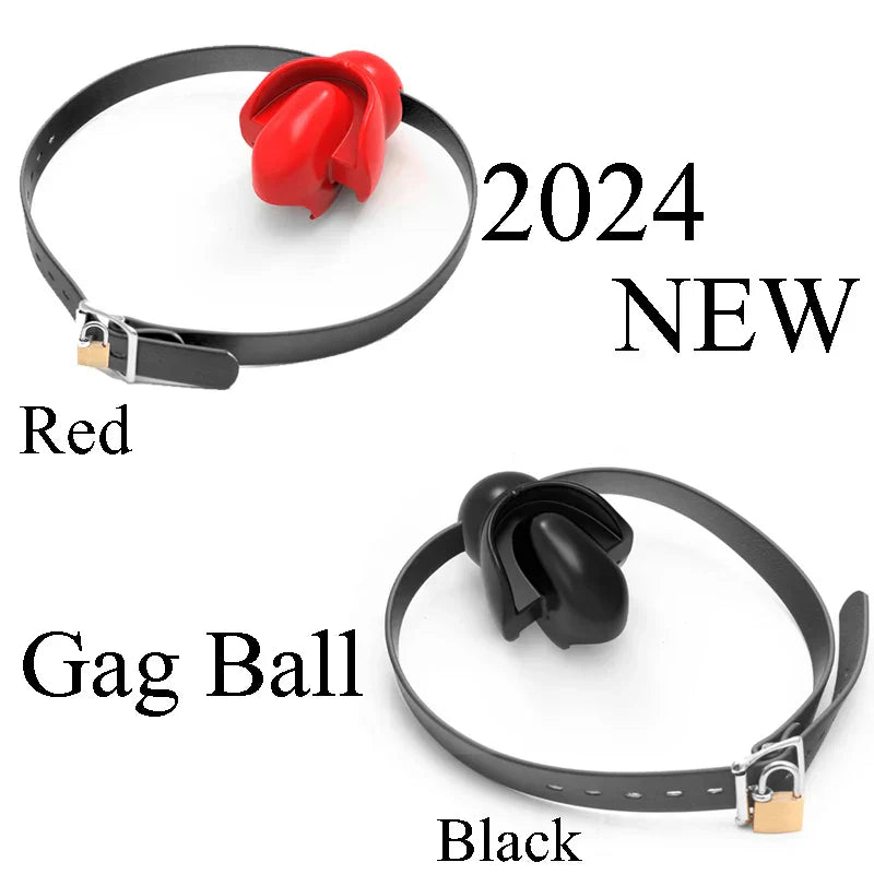 ลูกบอลซิลิโคนปิดปาก, อุปกรณ์บังคับปาก BDSM, สินค้าอีโรติกสำหรับคู่รักผู้ใหญ่, ลูกบอลปิดปากแบบเปิด, ของเล่นทางเพศสำหรับเลสเบี้ยนและเกย์