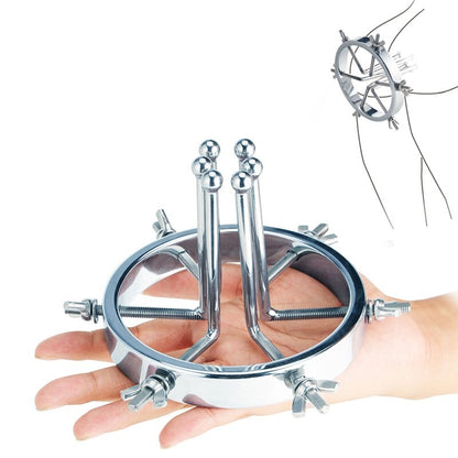 New Vaginal Speculum/Metal Anal Dilator Vaginal Dilator Clip Adjustable Size Anal Plug Adult Sex Toys Female Male Couples