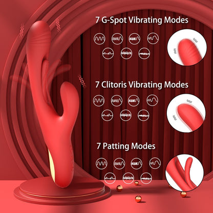 เครื่องนวดกระตุ้นคลิตอริส กระต่ายแบบสั่น G-spot สำหรับผู้หญิง ของเล่นทางเพศสำหรับผู้หญิง เครื่องช่วยสำเร็จความใคร่ สินค้าสำหรับผู้ใหญ่