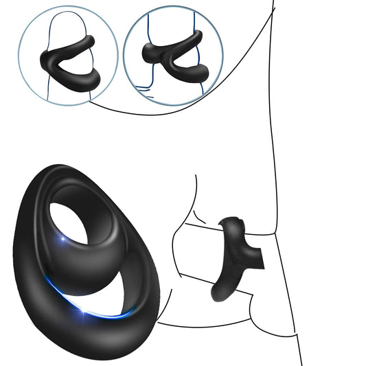 Penis Sleeve Ring Male Delayed Ejaculation Cock Ring Penis Enlargement Penis Attachment Male Cock Chastity Cage Sex Toys for Men