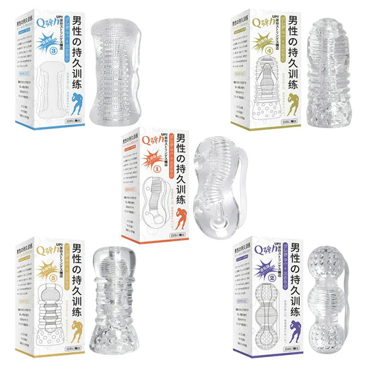 Penis Trainer ช่องคลอดเทียมเหมือนจริง อวัยวะเพศหญิง ผลิตภัณฑ์สำหรับผู้ใหญ่ ขยายใหญ่ ชะลอการหลั่ง อุปกรณ์ทางเพศสำหรับผู้ใหญ่สำหรับผู้ชาย เครื่องช่วยสำเร็จความใคร่
