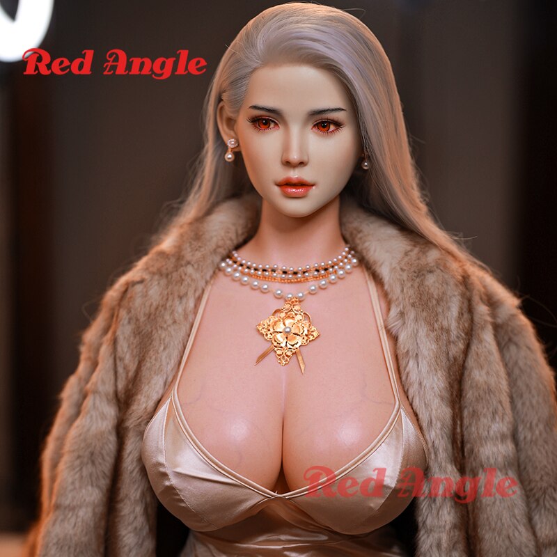 Red Corner Silicone Doll Full Hair Implant Platinum Silicone Big Breast Love Doll Vagina Anal Toys Anime Male