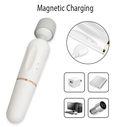 เครื่องนวดตัวไม้กายสิทธิ์ AV อันทรงพลัง ชาร์จ USB เครื่องสั่น G-Spot สำหรับผู้หญิง ของเล่นทางเพศสำหรับผู้หญิง ผลิตภัณฑ์ทางเพศสำหรับผู้หญิง