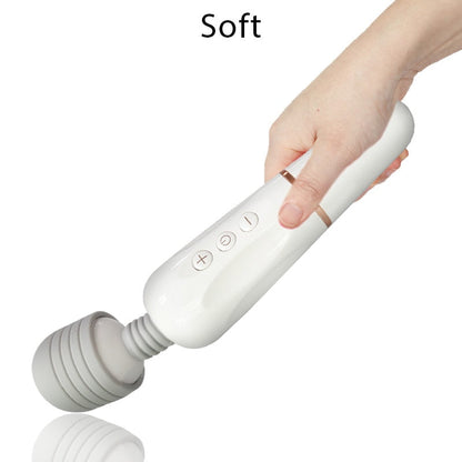 เครื่องนวดตัวไม้กายสิทธิ์ AV อันทรงพลัง ชาร์จ USB เครื่องสั่น G-Spot สำหรับผู้หญิง ของเล่นทางเพศสำหรับผู้หญิง ผลิตภัณฑ์ทางเพศสำหรับผู้หญิง