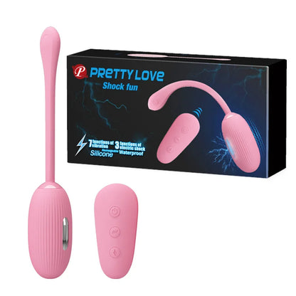 อุปกรณ์ช่วยสำเร็จความใคร่สำหรับผู้หญิง Pretty Love เครื่องกระตุ้นจุดพัลส์ไฟฟ้าช่องคลอด เครื่องสั่นกระตุ้น G-spot และคลิตอริส อุปกรณ์บริหารอุ้งเชิงกรานไฟฟ้าสำหรับผู้หญิง