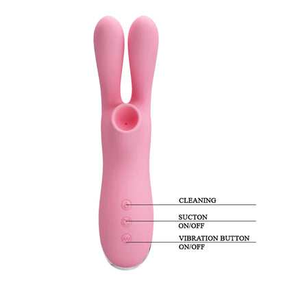 เครื่องดูดสั่น Pretty love จุกนมดูดกระตุ้นปุ่มกระสัน G-Spot 7 สปีด สำหรับผู้หญิง อุปกรณ์ทางเพศสำหรับผู้ใหญ่