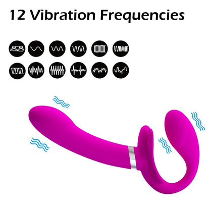 Wireless Vibrator for Women, 12-Level Vibrating Wireless Vibrator for Lesbian Sex Toys