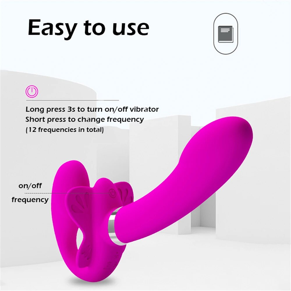Wireless Vibrator for Women, 12-Level Vibrating Wireless Vibrator for Lesbian Sex Toys
