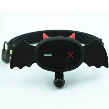 ปลอกคอไฟฟ้า QIUI Little Devil ควบคุมผ่านแอป ปลอกคอ BDSM สำหรับผู้ใหญ่ เกมเพศของเล่นสำหรับคู่รัก เกย์ 18+