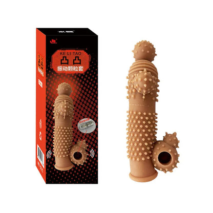 ปลอกขยายอวัยวะเพศชายแบบสมจริง ใช้ซ้ำได้ ถุงยางอนามัยแบบแท่งสำหรับช่วยชะลอการหลั่ง การขยายขนาดอวัยวะเพศชาย ของเล่นทางเพศสำหรับผู้ชาย