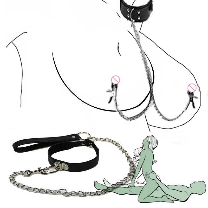 เครื่องพันธนาการ กุญแจมือ ปลอกคอสำหรับคอ จูงใจ ห้องนอนสำหรับคู่รัก BDSM อุปกรณ์ทางเพศสำหรับทาส ของเล่นทางเพศสำหรับผู้หญิงและคู่รัก ไม่มีปลั๊กสำหรับทวารหนัก ของเล่นเซ็กซี่
