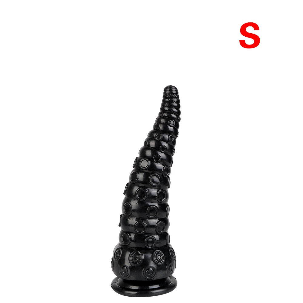 ของเล่นเซ็กส์สำหรับผู้หญิงผู้ชาย ที่ขยายทวารแบบ S/M/L ลายหนวดปลาหมึก ผลิตภัณฑ์สำหรับผู้ใหญ่ ดิลโด้รูปสัตว์ เกมแห่งกามารมณ์ขนาดใหญ่