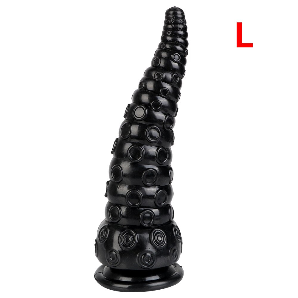 ของเล่นเซ็กส์สำหรับผู้หญิงผู้ชาย ที่ขยายทวารแบบ S/M/L ลายหนวดปลาหมึก ผลิตภัณฑ์สำหรับผู้ใหญ่ ดิลโด้รูปสัตว์ เกมแห่งกามารมณ์ขนาดใหญ่