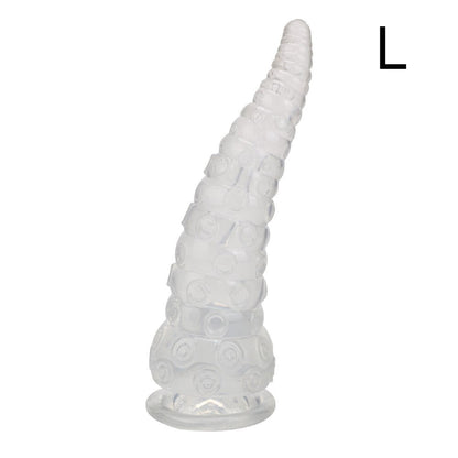 ของเล่นเซ็กส์สำหรับผู้หญิงผู้ชาย ที่ขยายทวารแบบ S/M/L ลายหนวดปลาหมึก ผลิตภัณฑ์สำหรับผู้ใหญ่ ดิลโด้รูปสัตว์ เกมแห่งกามารมณ์ขนาดใหญ่