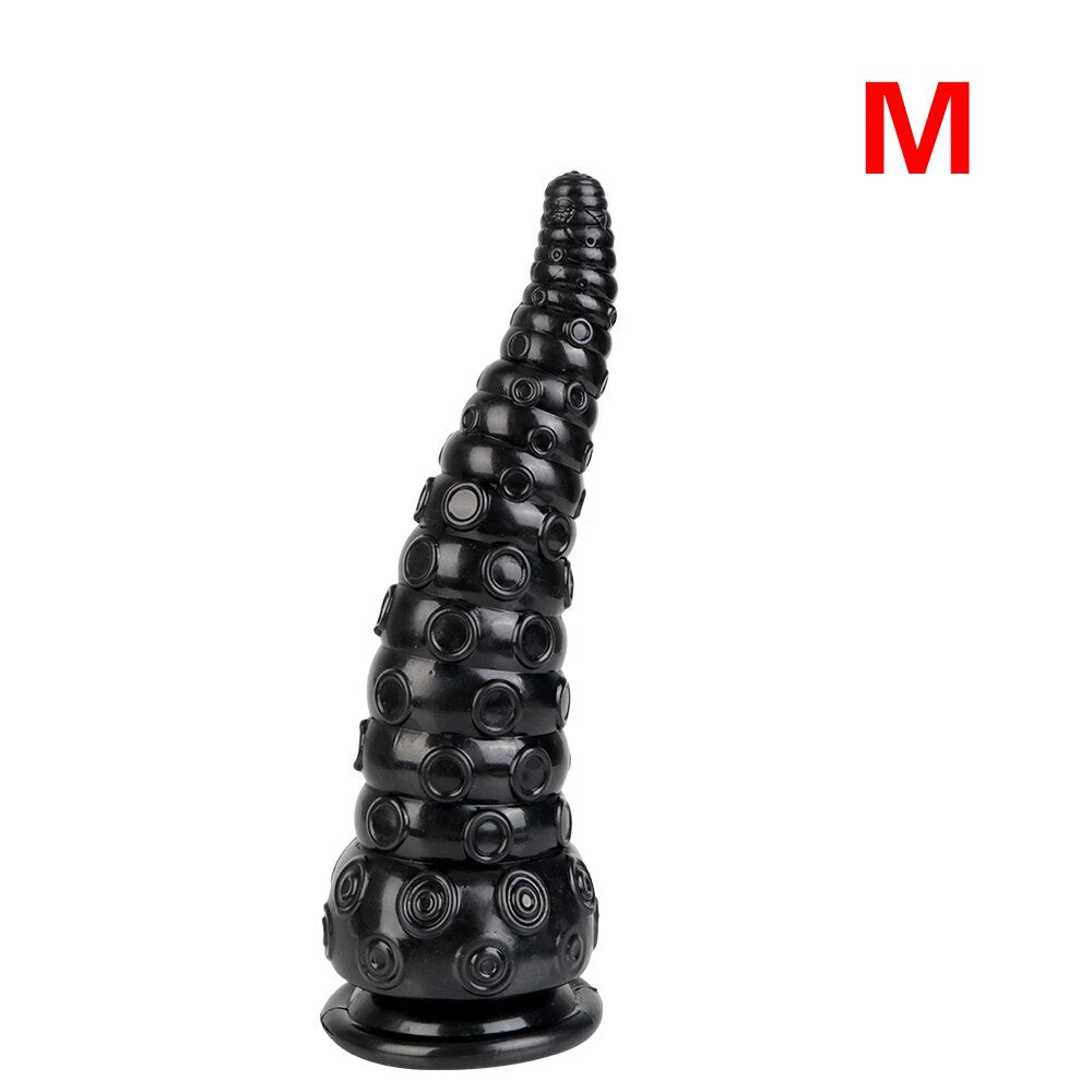 ของเล่นเซ็กส์สำหรับผู้หญิงผู้ชาย ที่ขยายทวารแบบ S/M/L ลายหนวดปลาหมึก ผลิตภัณฑ์สำหรับผู้ใหญ่ ดิลโด้รูปสัตว์ เกมแห่งกามารมณ์ขนาดใหญ่