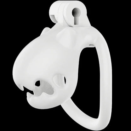 เครื่องกรงพรหมจรรย์ชายขนฟูสุดน่ารัก CB Lock SM ของเล่นผู้ใหญ่สำหรับคู่รักเกย์ ล็อคท่อปัสสาวะพร้อมแหวน 4 ขนาด หุ้มอวัยวะเพศ