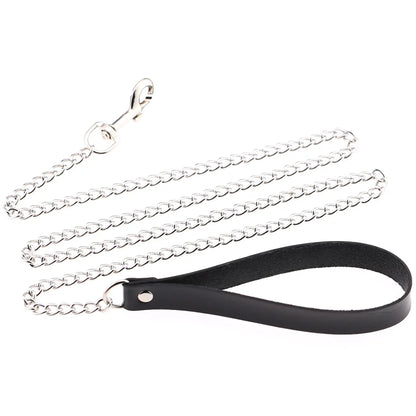สร้อยคอโชกเกอร์ BDSM สไตล์พังค์สำหรับผู้ชาย สร้อยคอหนังสังเคราะห์โกธิค โซ่คาดตัวสำหรับผู้หญิง