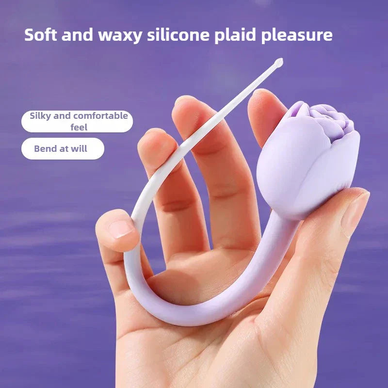 ของเล่นทางเพศ Rose Sucking Dildo Vibrator สำหรับผู้หญิง 3in1 เครื่องสั่น G-Spot สำหรับสอดทางช่องคลอด เครื่องกระตุ้น เครื่องสั่นสำหรับผู้หญิง ของเล่นผู้ใหญ่