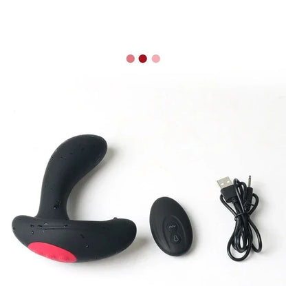 ของเล่นผู้ชายสําหรับนวดต่อมลูกหมากแบบไร้สาย ที่เสียบก้นขยายได้ และของเล่นทางเพศสําหรับเกย์