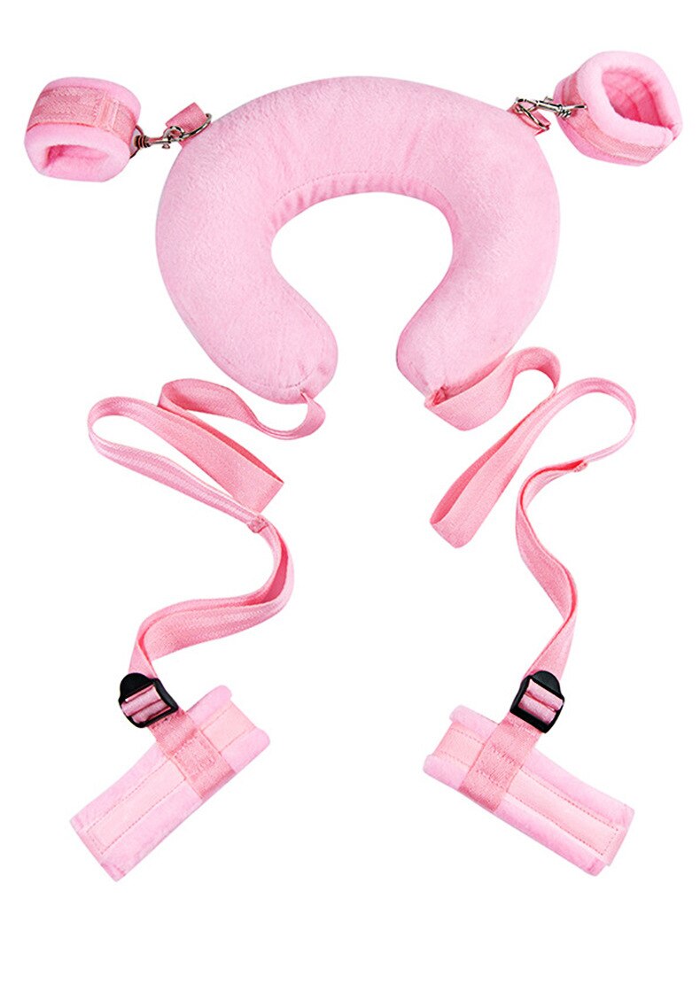 SM Bondage Restraints อุปกรณ์ช่วยสำเร็จความใคร่สำหรับผู้หญิงและคู่รัก สายรัดข้อมือ ที่รัดคอ ที่รัดข้อเท้า เกมสำหรับผู้ใหญ่ อุปกรณ์ทางเพศ