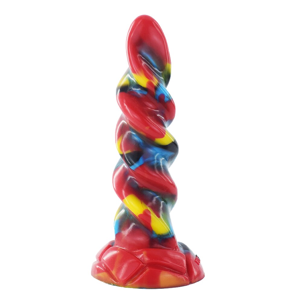 SXXY จุกเสียบทวาร Twist ของเล่นเซ็กส์สุดสนุก Dildo มีพื้นผิว G-Spot ช่วยสำเร็จความใคร่ นวดทวารหนัก ลึงค์มีร่องคลื่น สำหรับผู้หญิงสำเร็จความใคร่ Sexy Shop