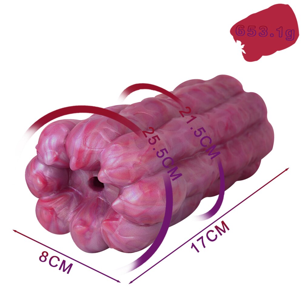 New Metal Alien Sex Toy Male Silicone Masturbator Airplane Cup Prostate Massager Waterproof Products for Men