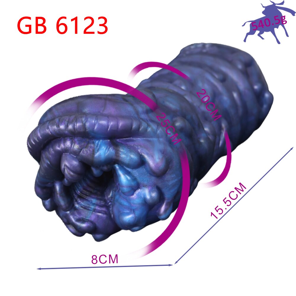 New Metal Alien Sex Toy Male Silicone Masturbator Airplane Cup Prostate Massager Waterproof Products for Men