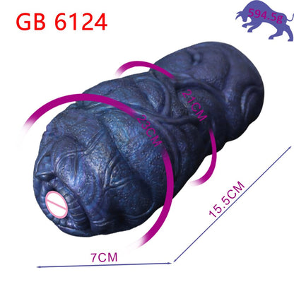 New Metal Alien Sex Toy Male Silicone Masturbator Airplane Cup Prostate Massager Waterproof Products for Men