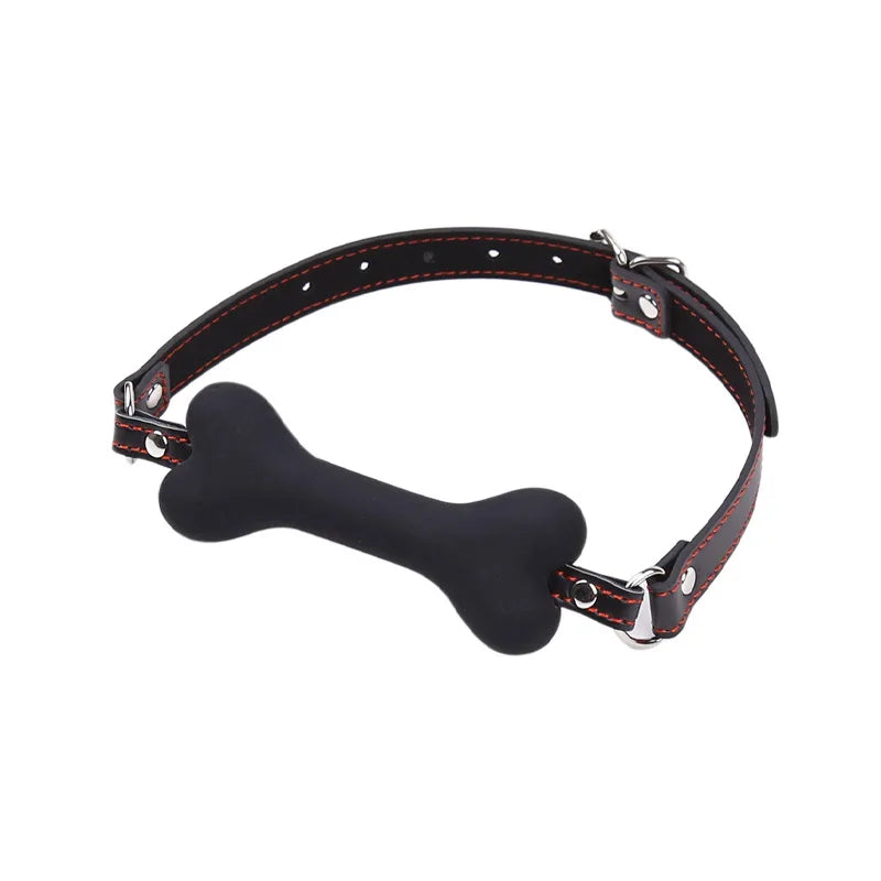 จุกปิดปากหนังสุดเซ็กซี่ SM และที่หนีบหัวนม โบนซิลิโคนสำหรับ BDSM เกม SM พันธนาการสำหรับคู่รัก เพิ่มความสุขทางเพศ