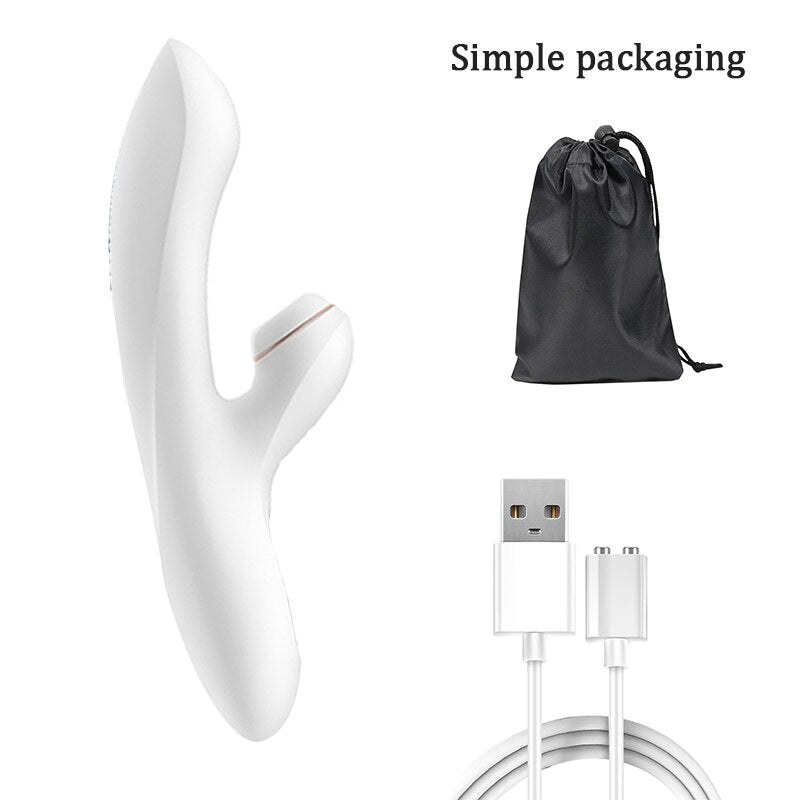 เยอรมัน Satisfyer 10 ความเร็วดูด G Spot คลิปกระตุ้นซิลิโคนการสั่นสะเทือนจุกนมดูดดิลโด้ UYO กระต่าย กระต่าย