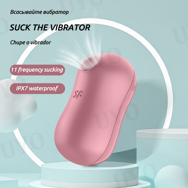 Satisfyer Gulali 2in1 เครื่องกระตุ้นจุดซ่อนเร้นแบบสั่นพร้อมที่ดูดหัวนมแบบชาร์จได้ เครื่องสั่นขนาดเล็กพกพาสะดวกสำหรับผู้หญิง ของเล่นทางเพศ