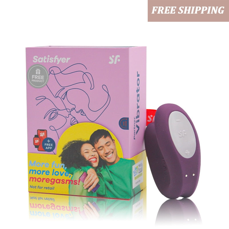 Satisfyer คู่ Joy App ควบคุม Vibrator ซิลิโคนของเล่นทางเพศสำหรับคู่รัก 10 โหมดการสั่นสะเทือน IPX7 กันน้ำสำหรับผู้หญิง UYO