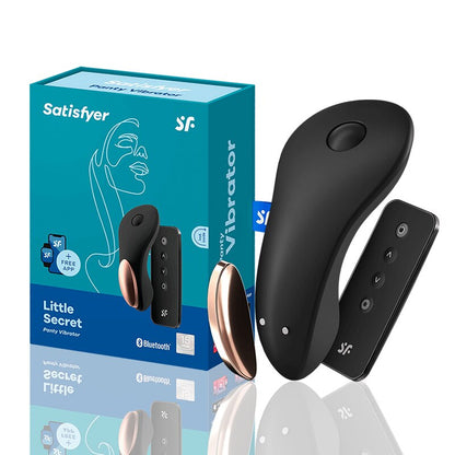 Satisfyer Little Secret เชื่อมต่อแอป แม่เหล็กสวมใส่ Vibrator รีโมตคอนโทรล Clitoral Stimulator คู่ Vibrators สำหรับผู้หญิง UYO